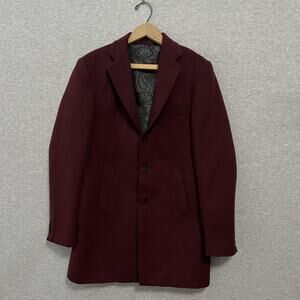 IMG Coat Mens 38 Cashmere Wool Formal Dress Overcoat Elegant